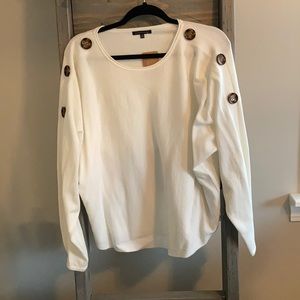NWT white sweater